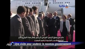 Hollande à Bagdad pour une visite de soutien au gouvernement