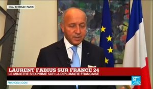Laurent Fabius sur France 24 : "Il faut faire preuve de fermeté face à la Russie"
