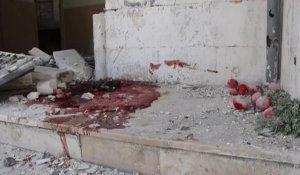 Alep: 6 victimes après un bombardement près d'un marché