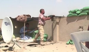 Soldats irakiens et miliciens affrontent l'EI au nord de Bagdad