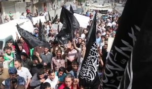 Syrie: manifestation du Front al-Nosra contre la coalition