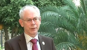 Herman Van Rompuy, président  du conseil européen