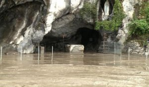 Une crue exceptionnelle dévaste les sanctuaires de Lourdes
