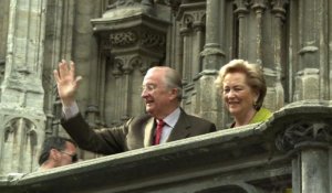 Belgique: le roi Albert II fait ses adieux à la Flandre
