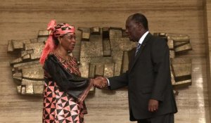 La nouvelle chef de l'ONU en Côte d'Ivoire rencontre le président Ouattara