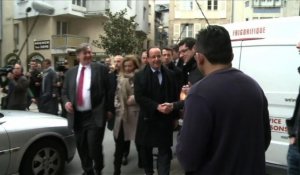 Hollande s'offre une heure de déambulation à Tulle
