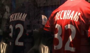 Le nouveau maillot de David Beckham au PSG