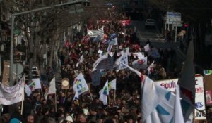 Les enseignants dans la rue à Marseille