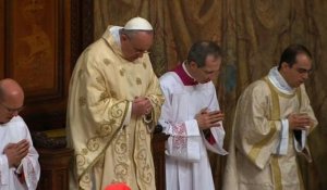 Première messe du pape François à la Chapelle Sixtine