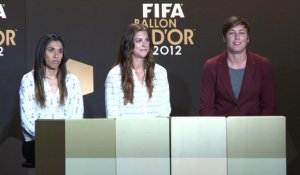 Réactions des finalistes pour le Ballon d'Or féminin à Zurich