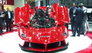 Salon automobile: Ferrari présente sa nouvelle supercar