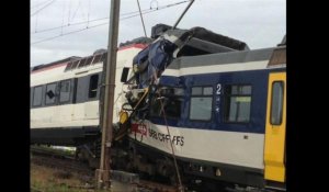 Collision entre deux trains en Suisse: des dizaines de blessés
