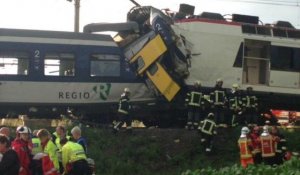 Collision entre deux trains en Suisse : un mort et 35 blessés