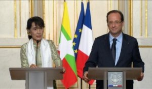 Aung San Suu Kyi à Paris