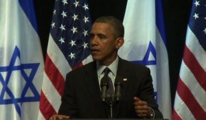 Obama exhorte Israéliens et Palestiniens à avancer vers la paix