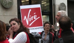 Virgin: les salariés mobilisés pour la "der des der"