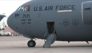 Les C17 US en soutien aux français sur la base aérienne d'Istres