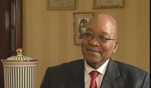 Jacob Zuma, président de l'Afrique du Sud