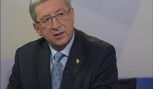 Jean- Claude Juncker, président de l'Eurogroupe