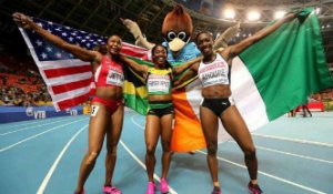 L'Ivoirienne Murielle Ahouré vice-championne du monde du 100 m à Moscou