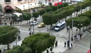 Calme dans le centre de Tunis pendant l'inhumation de Belaïd