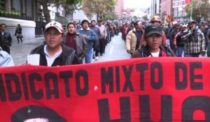 Bolivie: grève générale pour les salaires et pensions