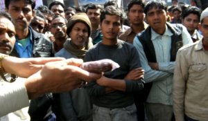 Flash mob à Delhi pour sensibiliser à l'usage du préservatif