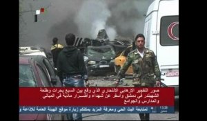 Puissant attentat suicide à Damas