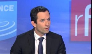 Benoît Hamon, porte-parole du Parti socialiste