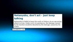 "La syntaxe fausse de Netanyahou"