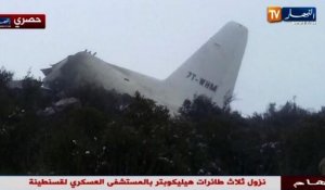 Crash d'un avion militaire en Algérie: une centaine de morts
