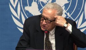 Négociations sur la Syrie: "peu de progrès" estime Brahimi