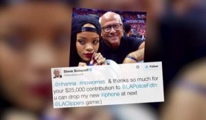 Rihanna a fait don de 25 000 dollars à la fondation de la police de Los Angeles
