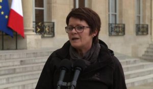 Paris: Françoise Martres reçue à l'Elysée