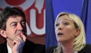 ZAPPING ACTU DU 04/06/2012 - Clash Marine Le Pen / Jean-Luc Mélenchon : « Gorilles » contre « chochottes »