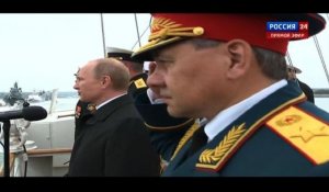 Poutine en Crimée pour la Fête de la victoire