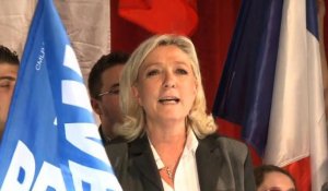 Municipales: meeting de Marine Le Pen à Perpignan