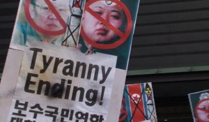 Séoul: manifestation contre le régime nord-coréen