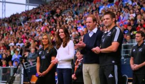 Match de rugby au menu pour William et Kate en Nouvelle-Zélande