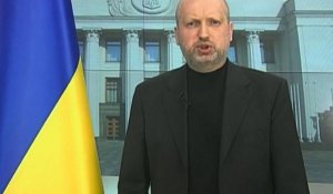 Ukraine: le chef du Parlement nommé président par intérim
