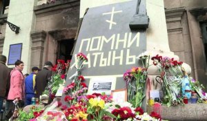 Ukraine: larmes et colère dans les cendres à Odessa