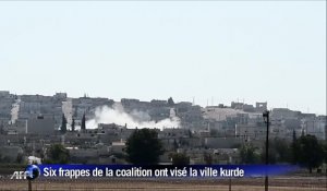 La coalition a mené 6 frappes près de Kobané assiégé par l'EI