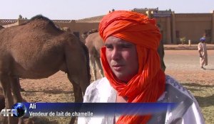 Maroc: à Merzouga, la mode est aux "bains de sable"
