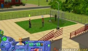 Les Sims 2 : Quartier Libre - Raggal fait du foot en tenue de danseur