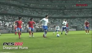 Pro Evolution Soccer 2012 - Gameplay : Diagonal runs