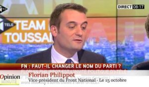 La polémique du jour : Marine Le Pen va-t-elle changer le nom du FN ?