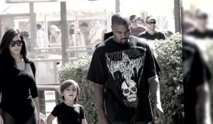 La famille de Kim Kardashian et Kanye West au champ de citrouilles