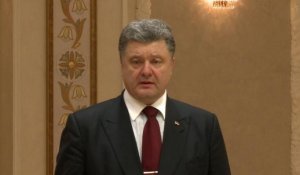 Sommet de Minsk: un cessez le feu dimanche à minuit