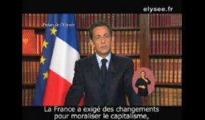 A voir: les voeux 2009 de Sarkozy