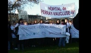 Grippe A: Les étudiants infirmiers lancent la révolte